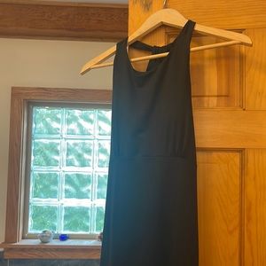 Brand new athleta black halter dress size medium above knee
